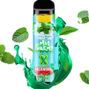 mac pharms x packwoods minty runtz hash rosin disposable .5g