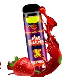 mac pharms x packwoods straw and nana hash rosin disposable .5g